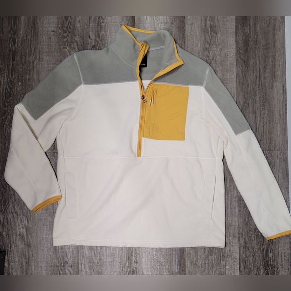 Mountain & Isles Color Block 1/2 Zip Soft Fleece Jacket Men's Size Large - Picture 3 of 15